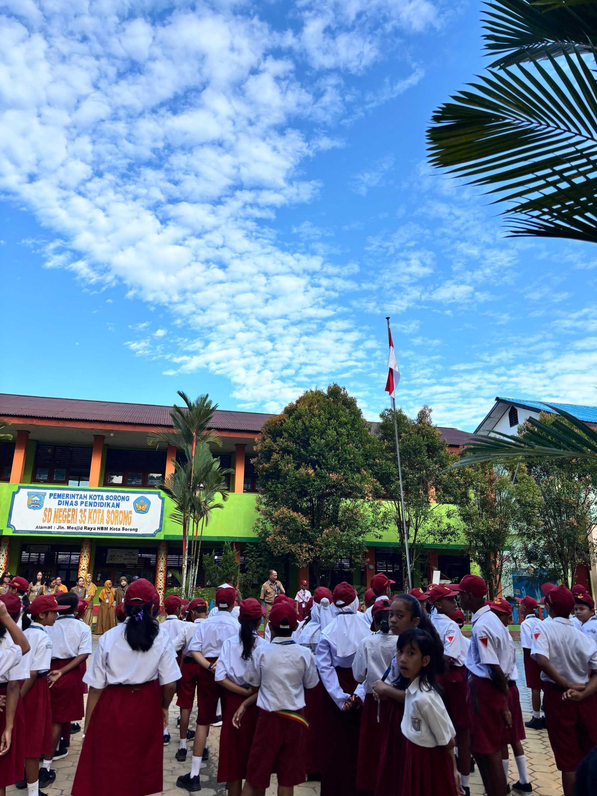 Kegiatan Pembelajaran di SD Negeri 35 Kota Sorong Tahun Ajaran Baru 2025–2026