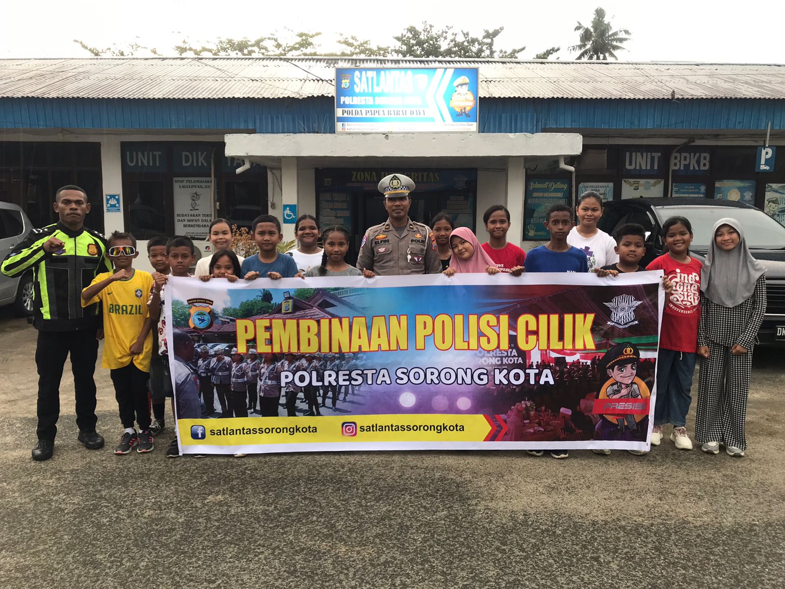 Polisi Cilik oleh siswa kelas 4 sampai 6