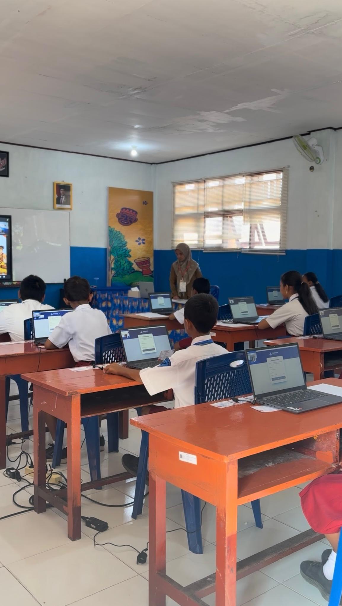 TKA 2026 SD Negeri 35 Kota Sorong Berlangsung Antusias dan Tertib