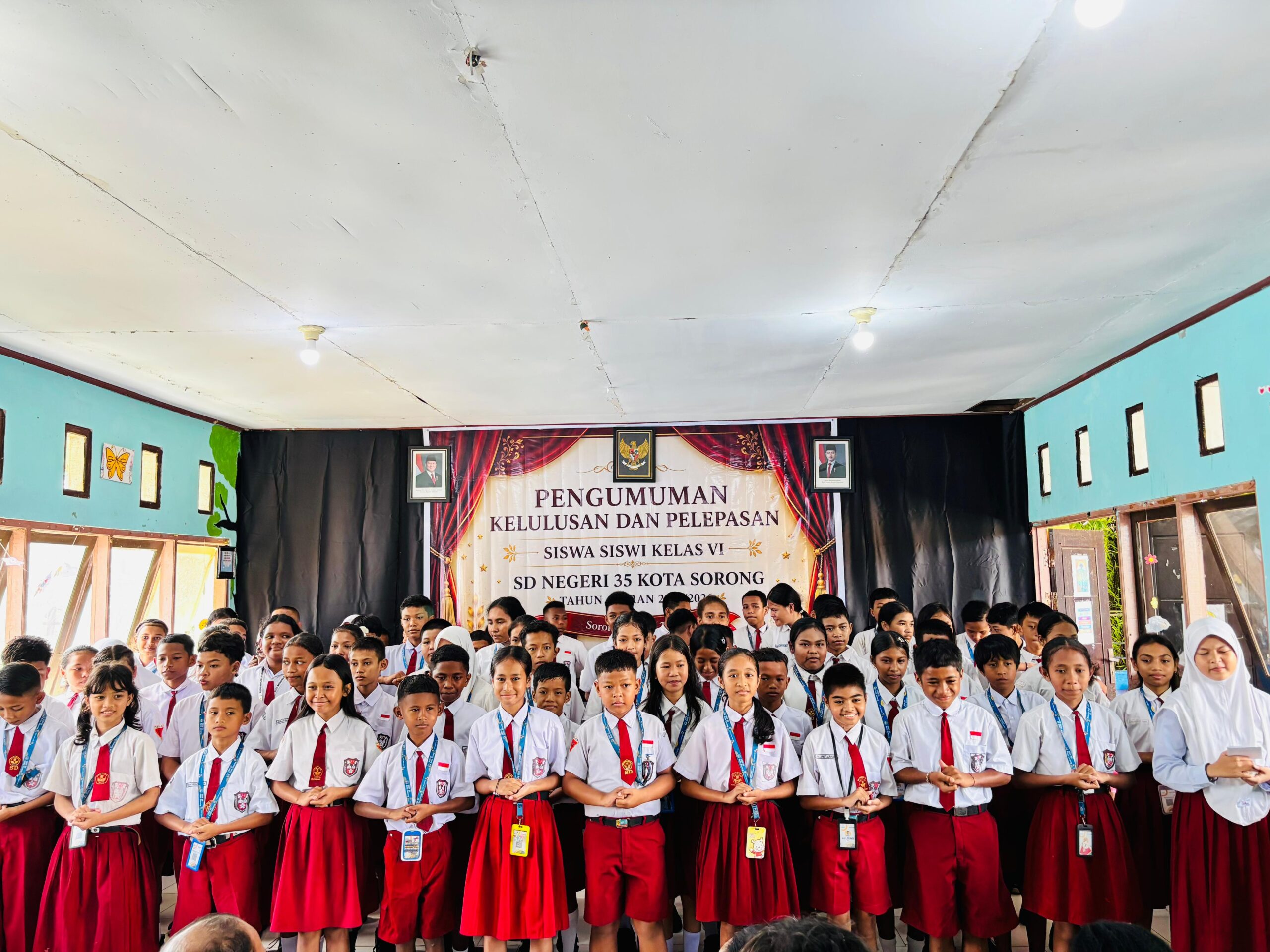 Pelepasan Siswa Kelas VI SDN 35 Kota Sorong