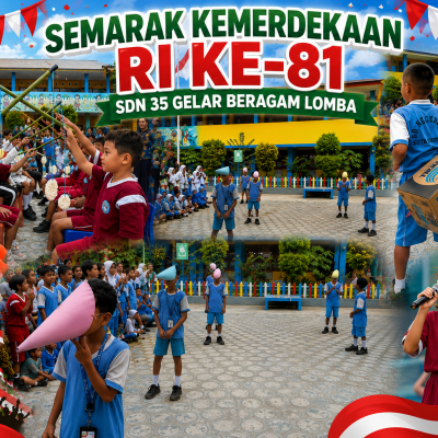 Kemerdekaan RI ke-81 : SDN 35 Kota Sorong Gelar Lomba