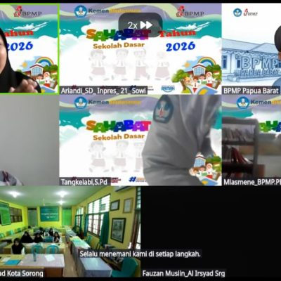 Sosialisasi Sahabat Sekolah Dasar 2026 BPMP Papua Barat