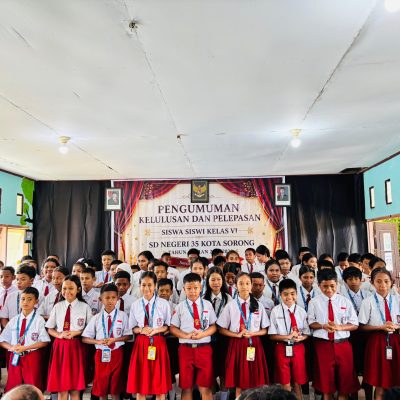 Pelepasan Siswa Kelas VI SDN 35 Kota Sorong
