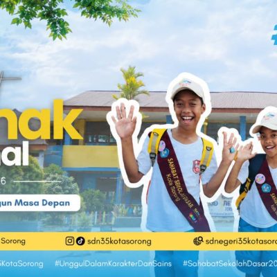 Hari Anak Nasional 2026: SD Negeri 35 Kota Sorong