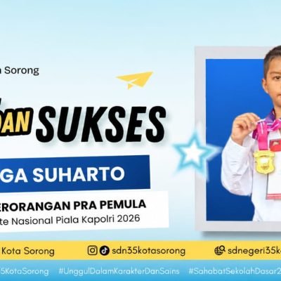 Zein Dirga Harumkan SDN 35 Kota Sorong