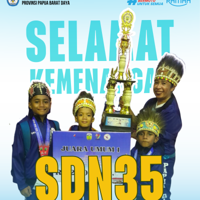 Prestasi  Siswa SDN 35 Kota Sorong di Jepara Open 1 Taekwondo Nasional